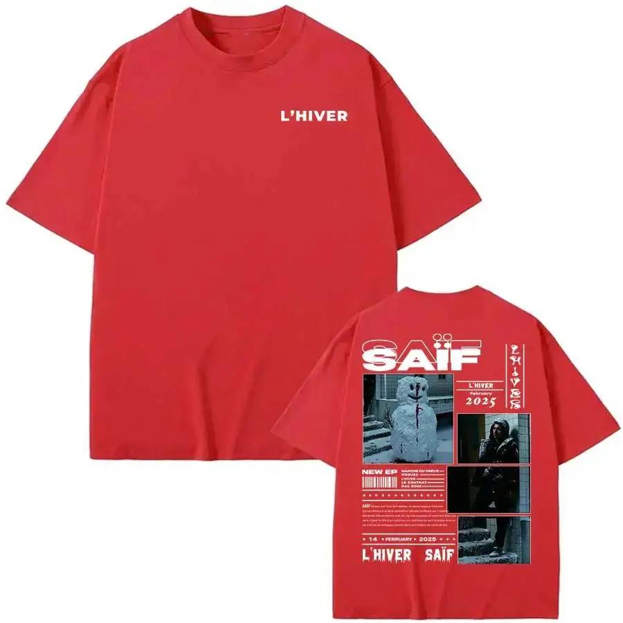 2026 Y2k Tops Rapper Saif LHIVER Album Saïf Cotton Printed Tshirt Sports Breathable Streetwear Hip Pop Y2k Tops Unisex Women 4XL
2026 Y2k Tops Rapper Saif LHIVER Album Saïf Cotton Printed Tshirt Sports Breathable Streetwear Hip Pop Y2k Tops Unisex Women 4XL