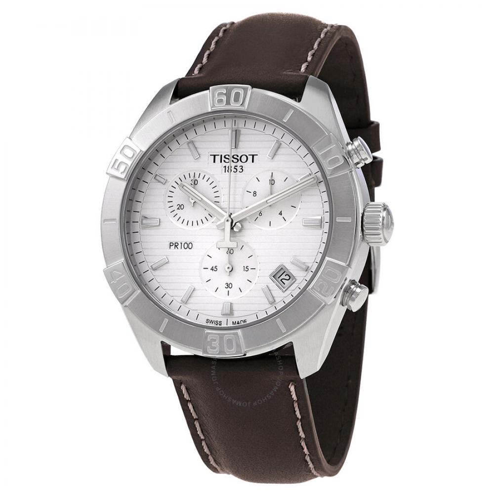 Tissot Чоловічий годинник з кварцовим срібним циферблатом хронограф T101.617.16.031.00
Tissot Чоловічий годинник з кварцовим срібним циферблатом хронограф T101.617.16.031.00