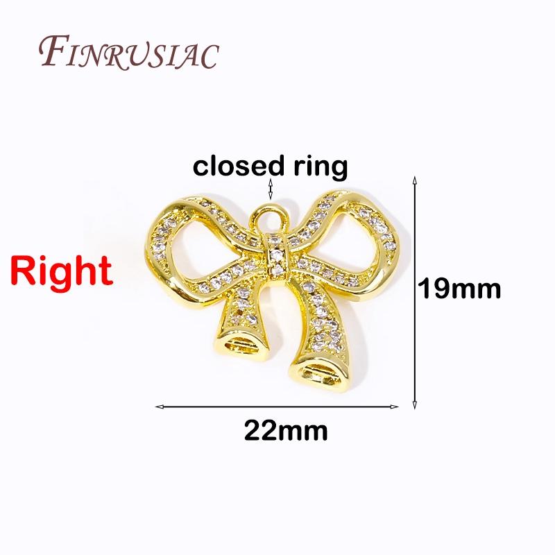 18K Gold Plated Inlay Zircon Bowknot Connectors Accessories Necklace Connectors DIY Bracelet Components Supplies 1 Piece
18K Gold Plated Inlay Zircon Bowknot Connectors Accessories Necklace Connectors DIY Bracelet Components Supplies 1 Piece
