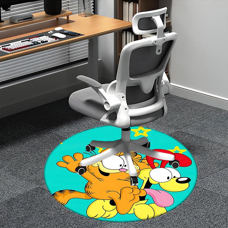 Garfield,Odie Chair mat Round Rug Office carpet, Non slip, Suitable for Living Rooms, Bedrooms,Decor1205786a 80cm by 80cm
Garfield,Odie Chair mat Round Rug Office carpet, Non slip, Suitable for Living Rooms, Bedrooms,Decor1205786a 80cm by 80cm