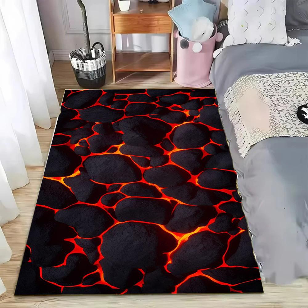 Volcano Lava Magma Area Rug Realistic Cracked Texture Large Carpet Non Slip Kids Play Matcool Decor for Boy s Game Room Bedroom 40x60CM
Volcano Lava Magma Area Rug Realistic Cracked Texture Large Carpet Non Slip Kids Play Matcool Decor for Boy s Game Room Bedroom 40x60CM