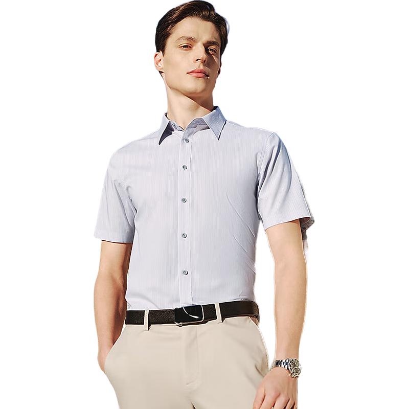 Youngor Men s 2025 Summer Business Casual Striped Short Sleeve Shirt 40
Youngor Men s 2025 Summer Business Casual Striped Short Sleeve Shirt 40