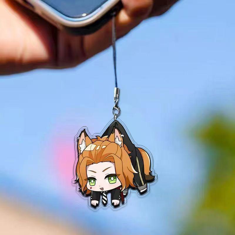 Cute Anime Twisted-Wonderland Mobile Phone Chain School Bag Pendant Decoration Acrylic Keychain Fans Christmas Gifts
Cute Anime Twisted-Wonderland Mobile Phone Chain School Bag Pendant Decoration Acrylic Keychain Fans Christmas Gifts