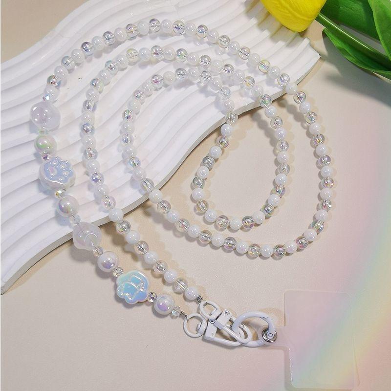 Длинный ремешок для мобильного телефона, ожерелье через плечо, цепочка, ремешок, ручная работа, универсальная пряжка, зажим для чехла для телефона