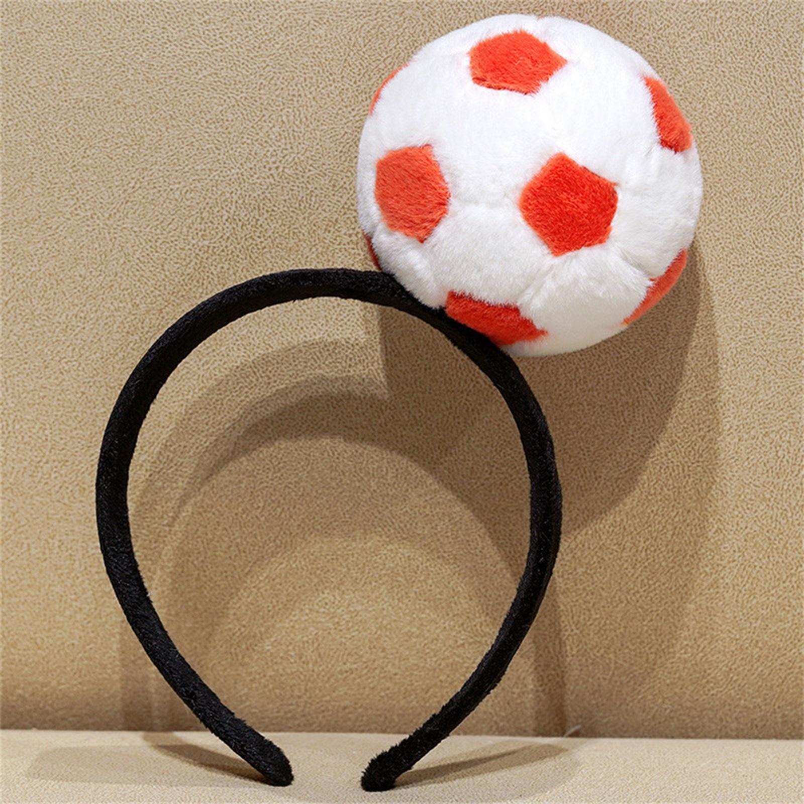 Plush Sports Ball Headband Soft Fabric Soccer Volleyball Design Adjustable Comfortable Fit for Party Costume Accessory One Size
Plush Sports Ball Headband Soft Fabric Soccer Volleyball Design Adjustable Comfortable Fit for Party Costume Accessory One Size