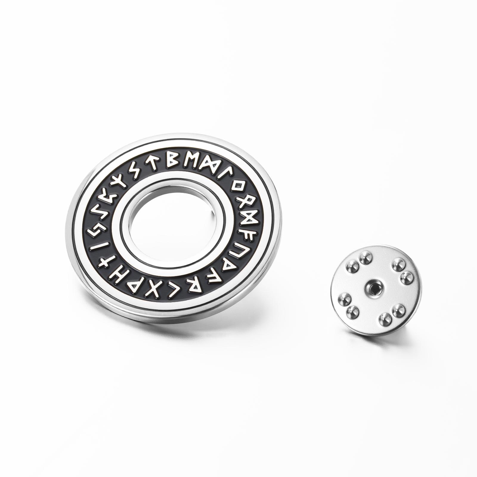 LIKGREAT Viking Rune Brooch for Men Stainless Steel Cloak Pin Norse Pagan Jewelry Protection Amulet Gift
LIKGREAT Viking Rune Brooch for Men Stainless Steel Cloak Pin Norse Pagan Jewelry Protection Amulet Gift