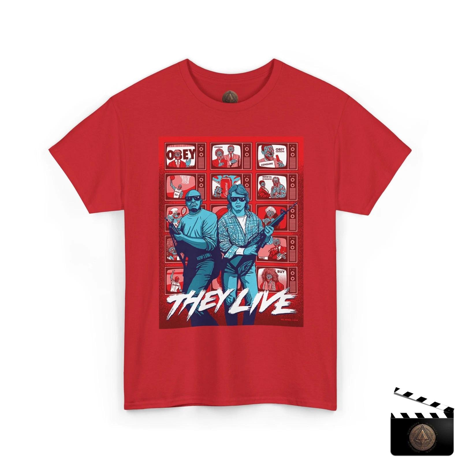 They Live Retro Tee For Men & Women, 80s Movie T shirt, Sci-Fi Fan GifT shirt 4XL
They Live Retro Tee For Men & Women, 80s Movie T shirt, Sci-Fi Fan GifT shirt 4XL