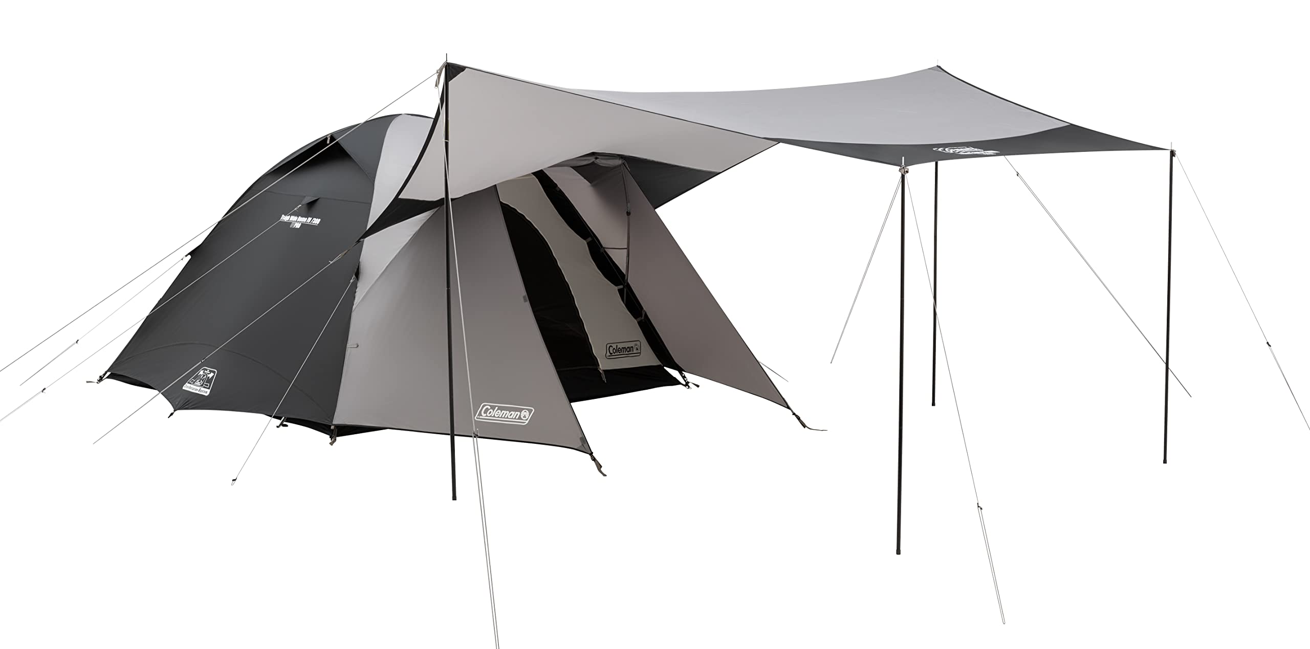 Намет Coleman Tough Wide Dome IV300 Hexatarp Set BlackGray (Ексклюзивний колір Amazon) Для 5-6 осіб з бічним стовпом 2190861
Намет Coleman Tough Wide Dome IV300 Hexatarp Set BlackGray (Ексклюзивний колір Amazon) Для 5-6 осіб з бічним стовпом 2190861