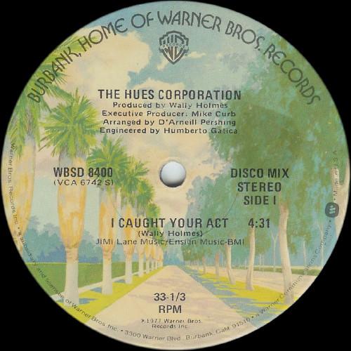 12inch Record HUES CORPORATION - I Caught Your Act WBSD8400 Warner Bros. Re 1977 US Soul/Funk Used
12inch Record HUES CORPORATION - I Caught Your Act WBSD8400 Warner Bros. Re 1977 US Soul/Funk Used