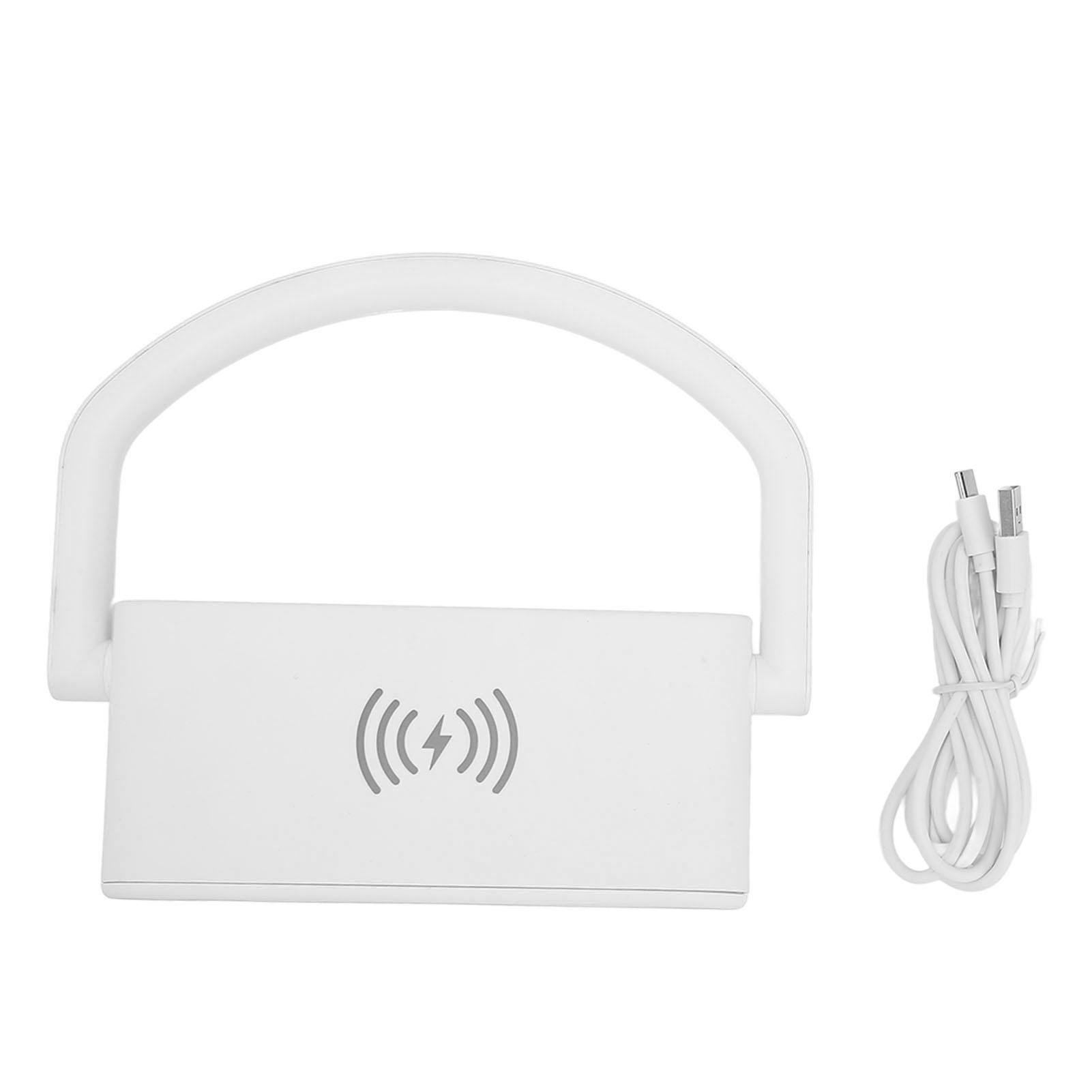 Беспроводной будильник с зарядкой, двухуровневая регулировка, ночник, многофункциональный цифровой будильник White
Беспроводной будильник с зарядкой, двухуровневая регулировка, ночник, многофункциональный цифровой будильник White