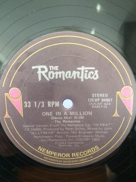 12inch Record ROMANTICS One In A Million 12EXP04967 Nemperor Record 1983 Canada Rock Used
12inch Record ROMANTICS One In A Million 12EXP04967 Nemperor Record 1983 Canada Rock Used