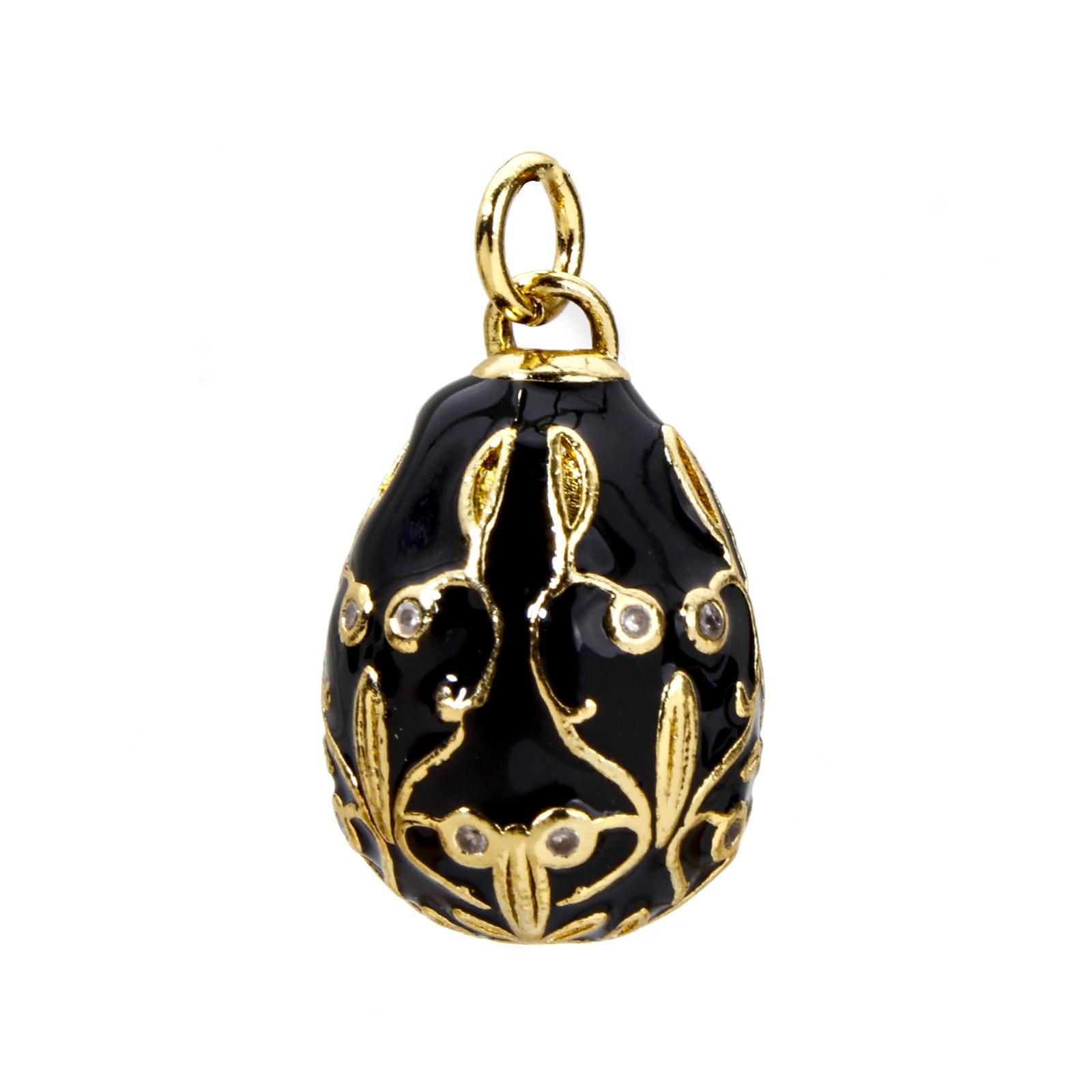 1 Piece Brass Easter Day Charms For Jewelry Making Faberge Egg Flower Vine Enamel Clear Cubic Zirconia Pendant DIY 28mm x 15.5mm
1 Piece Brass Easter Day Charms For Jewelry Making Faberge Egg Flower Vine Enamel Clear Cubic Zirconia Pendant DIY 28mm x 15.5mm