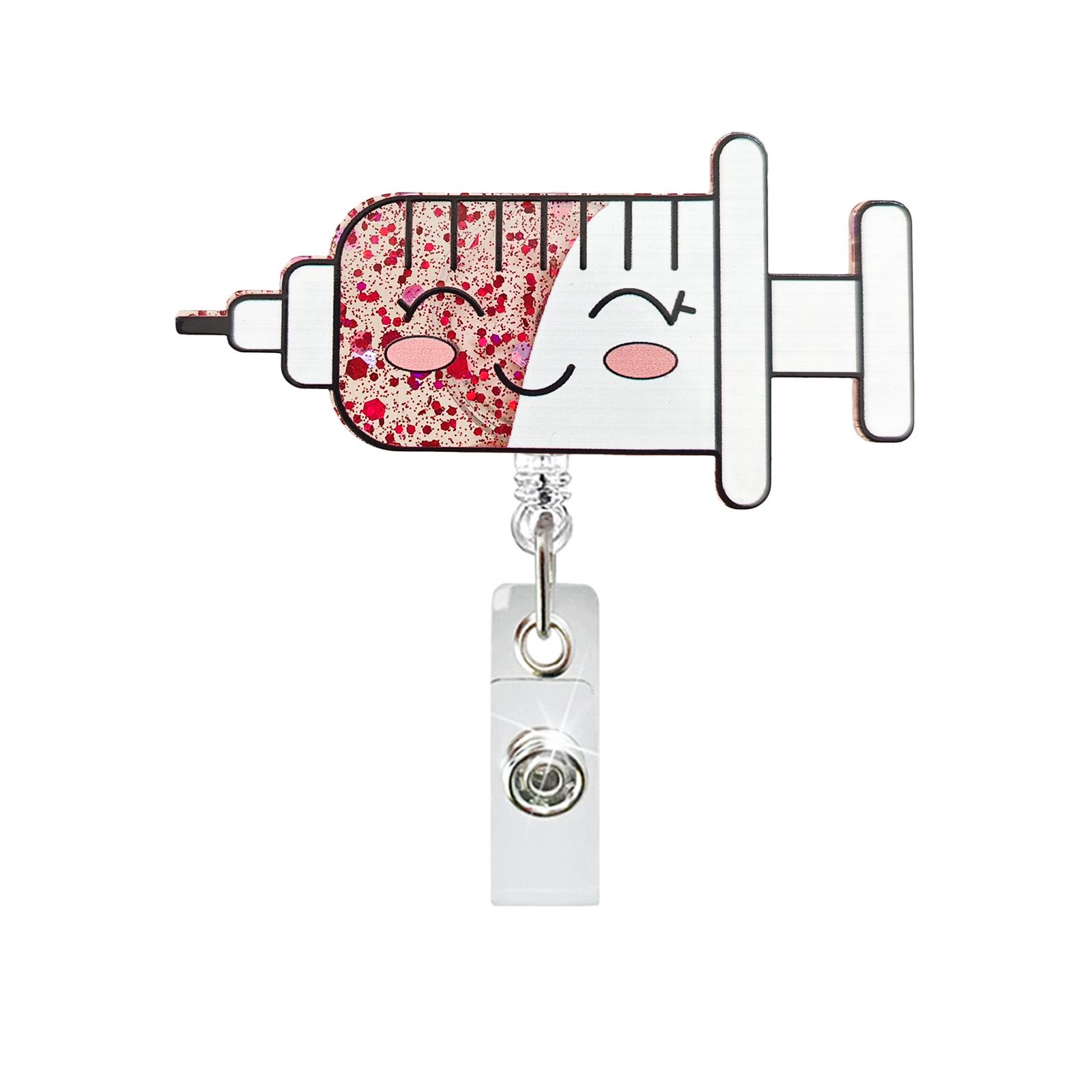 Retractable Clip 8.5*4.2cm Card Holder Badge Reel Acrylic Syringe Badge For Hospital Healthcare Nurses красный
Retractable Clip 8.5*4.2cm Card Holder Badge Reel Acrylic Syringe Badge For Hospital Healthcare Nurses красный