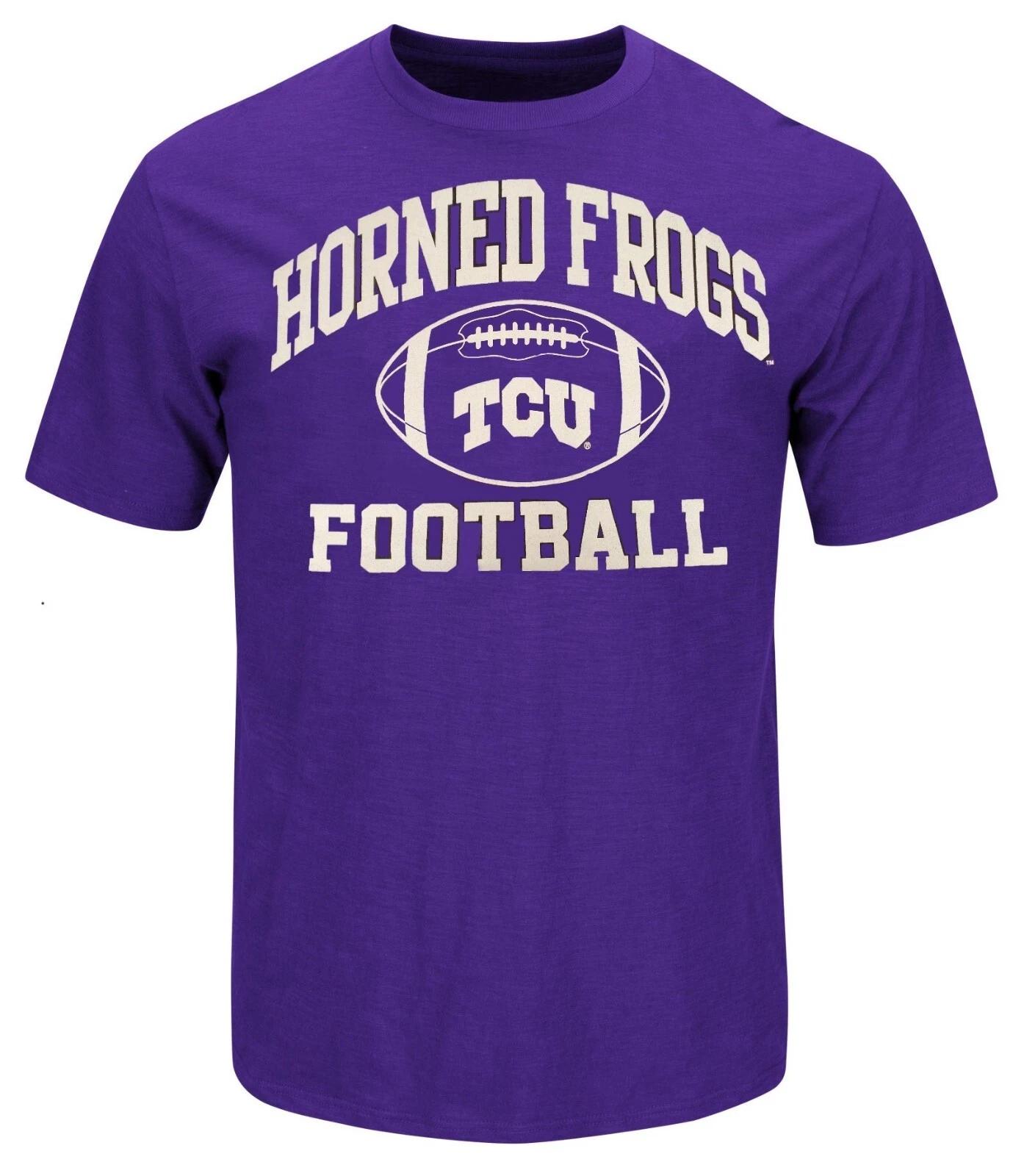TCU Horned Frogs Men s Purple Football Graphic Short Sleeve T shirt M
TCU Horned Frogs Men s Purple Football Graphic Short Sleeve T shirt M
