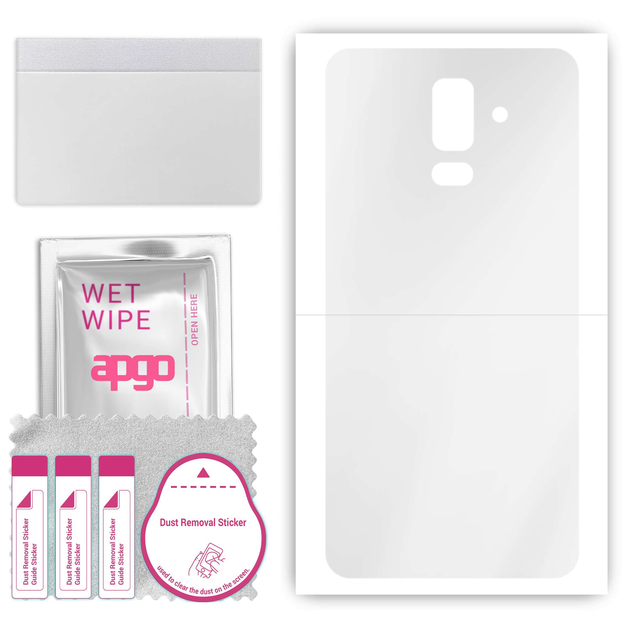 apgo Ultra Clear Protective Skin Sticker для задньої панелі, сумісної з Samsung Galaxy J8, обгорткова плівка, гідрогелева плівка, гнучкий, м’який ТПУ з позиціонуванням
apgo Ultra Clear Protective Skin Sticker для задньої панелі, сумісної з Samsung Galaxy J8, обгорткова плівка, гідрогелева плівка, гнучкий, м’який ТПУ з позиціонуванням