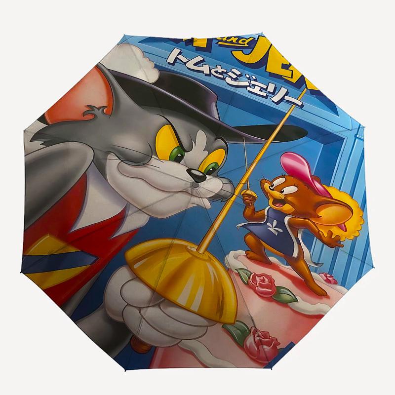 1pc Tom and Jerry Automatic Folding Umbrella - Compact 8-Rib Design, Durable Plastic & Iron1351L
1pc Tom and Jerry Automatic Folding Umbrella - Compact 8-Rib Design, Durable Plastic & Iron1351L