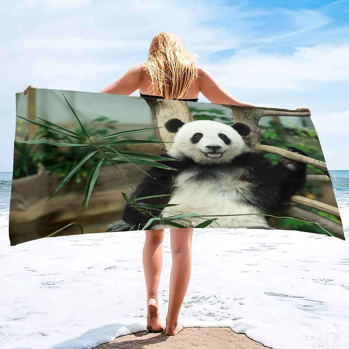 Microfiber Beach Towel,Panda Print Lightweight Quick-Dry Bath Towels Sand Free Beach Towels Light Travel Blanket Soft Bath Towel W40*H60(CM)
Microfiber Beach Towel,Panda Print Lightweight Quick-Dry Bath Towels Sand Free Beach Towels Light Travel Blanket Soft Bath Towel W40*H60(CM)