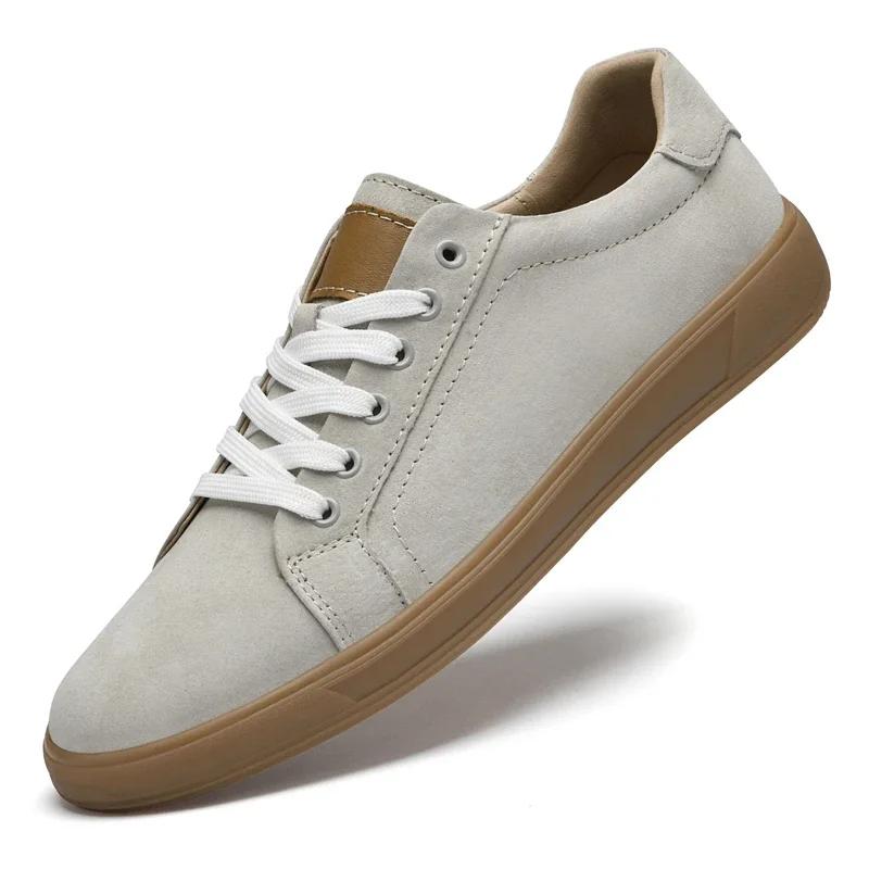 Men Comfy Antiskid Walking Sneakers Genuine Leather Flats New Casual Leather Vulcanized Shoes Fashion Lace-Up Walking Shoes 46
Men Comfy Antiskid Walking Sneakers Genuine Leather Flats New Casual Leather Vulcanized Shoes Fashion Lace-Up Walking Shoes 46