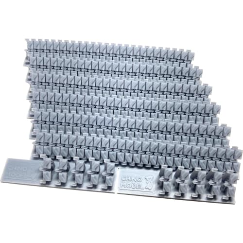 Chino Model 1/35 Scale Type 74 Tank Pre-Linked Working Tracks, Rubber Type, Plastic Model Parts, CM-139B
Chino Model 1/35 Scale Type 74 Tank Pre-Linked Working Tracks, Rubber Type, Plastic Model Parts, CM-139B