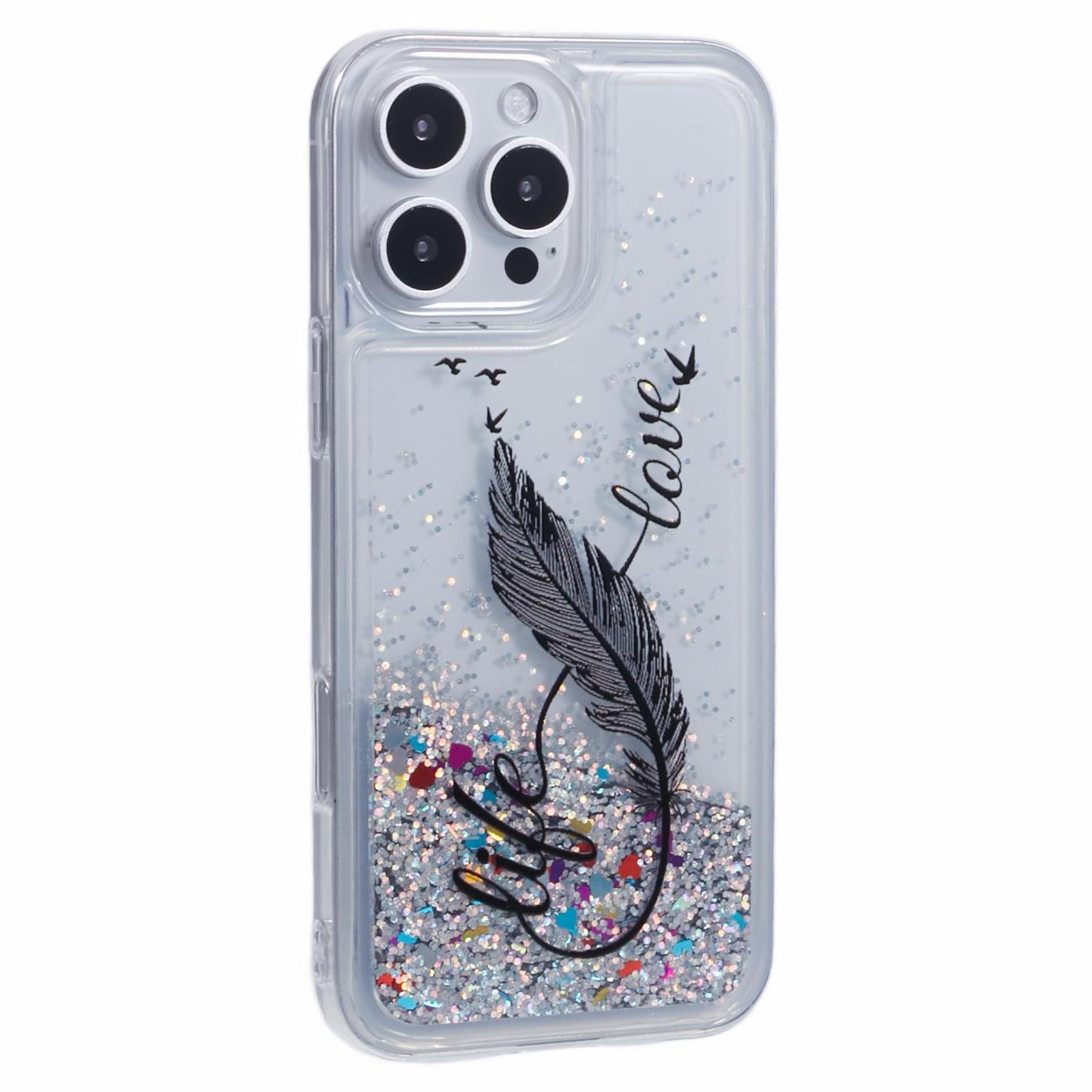 For iPhone 16 Pro Max Case Floating Quicksand Pattern Soft TPU Back Cover Feather
For iPhone 16 Pro Max Case Floating Quicksand Pattern Soft TPU Back Cover Feather