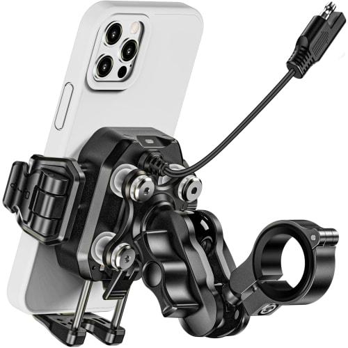 Kaedear Bike Smartphone Holder QI Wireless Charging USB Powered Mobile Holder Motorcycle Smartphone Holder Vibration Absorption Mount Air Mount Integr
Kaedear Bike Smartphone Holder QI Wireless Charging USB Powered Mobile Holder Motorcycle Smartphone Holder Vibration Absorption Mount Air Mount Integr
