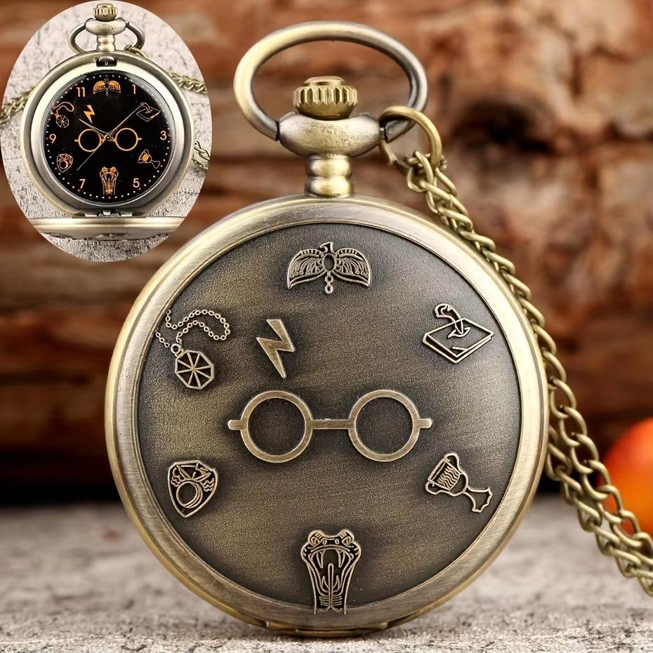 1 piece retro pocket watch, fashionable and trendy glasses pocket watch, quartz watch, cartoon watch коричневый
1 piece retro pocket watch, fashionable and trendy glasses pocket watch, quartz watch, cartoon watch коричневый