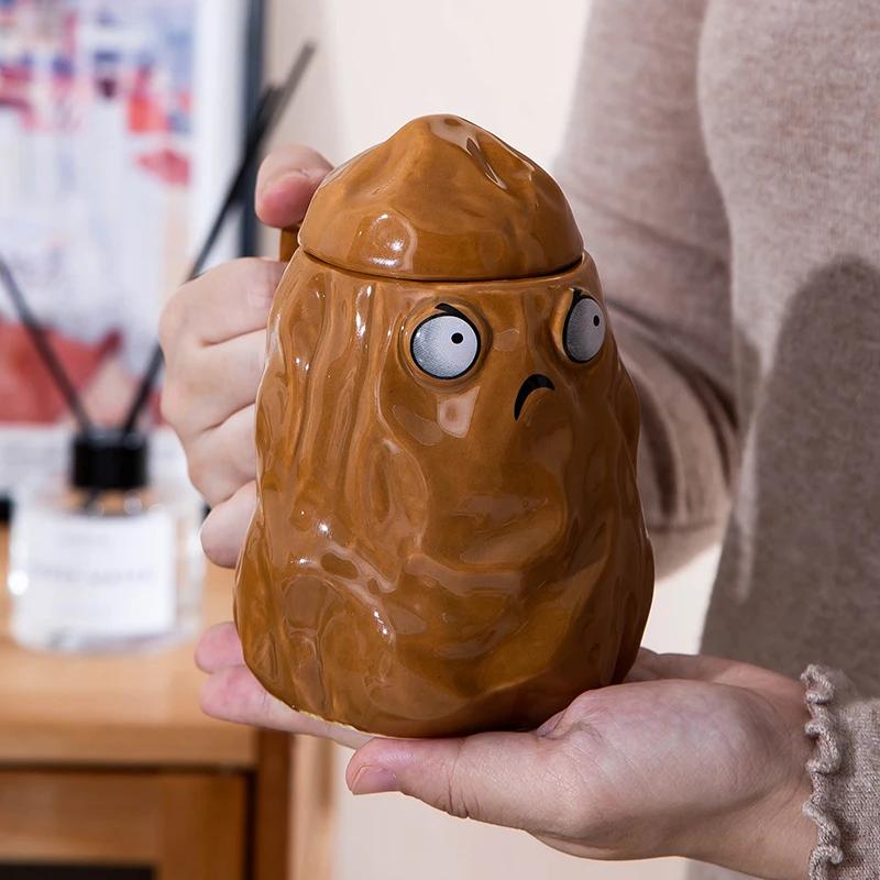 Creative Funny Mug Ceramic Potato Nut Patten Water Cup Personality Birthday Gift for Friends Coffee Mug with Lid Drinkware Gift 401-500ml
Creative Funny Mug Ceramic Potato Nut Patten Water Cup Personality Birthday Gift for Friends Coffee Mug with Lid Drinkware Gift 401-500ml