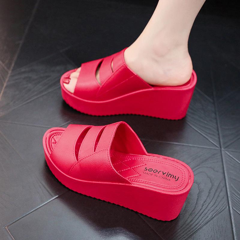 Women s Thick-Soled Non-Slip Wedge Flip-Flops: New Style, Wear-Resistant Sandals for Outdoors & Home 40 (buy one size up) красный
Women s Thick-Soled Non-Slip Wedge Flip-Flops: New Style, Wear-Resistant Sandals for Outdoors & Home 40 (buy one size up) красный