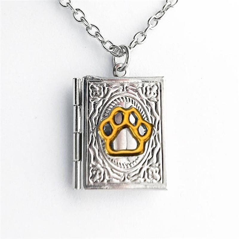 Cute Personality Cat Paw Bear Paw Dog Paw Animal Footprints Book Lock Pendant Necklace for Women Men Tren Retro Jewelry Gifts
Cute Personality Cat Paw Bear Paw Dog Paw Animal Footprints Book Lock Pendant Necklace for Women Men Tren Retro Jewelry Gifts