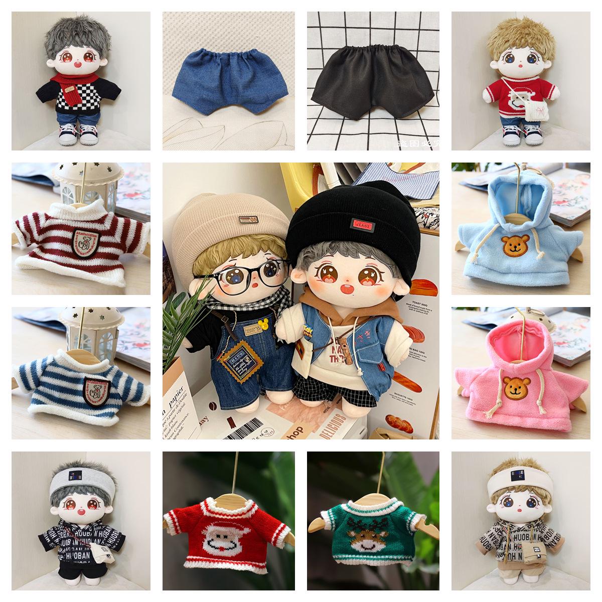 40cm Cotton Doll Clothing Set with Sweater, Scarf, and Pants 40cm Standing Cotton Doll Clothes (Excluding Doll)
40cm Cotton Doll Clothing Set with Sweater, Scarf, and Pants 40cm Standing Cotton Doll Clothes (Excluding Doll)