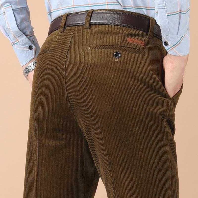 Мужские вельветовые брюки из чистого хлопка с высокой посадкой - Свободные прямые штанины, Повседневная одежда на осень/зиму для мужчин среднего и пожилого возраста Waist 3 ft = Size 38
Мужские вельветовые брюки из чистого хлопка с высокой посадкой - Свободные прямые штанины, Повседневная одежда на осень/зиму для мужчин среднего и пожилого возраста Waist 3 ft = Size 38