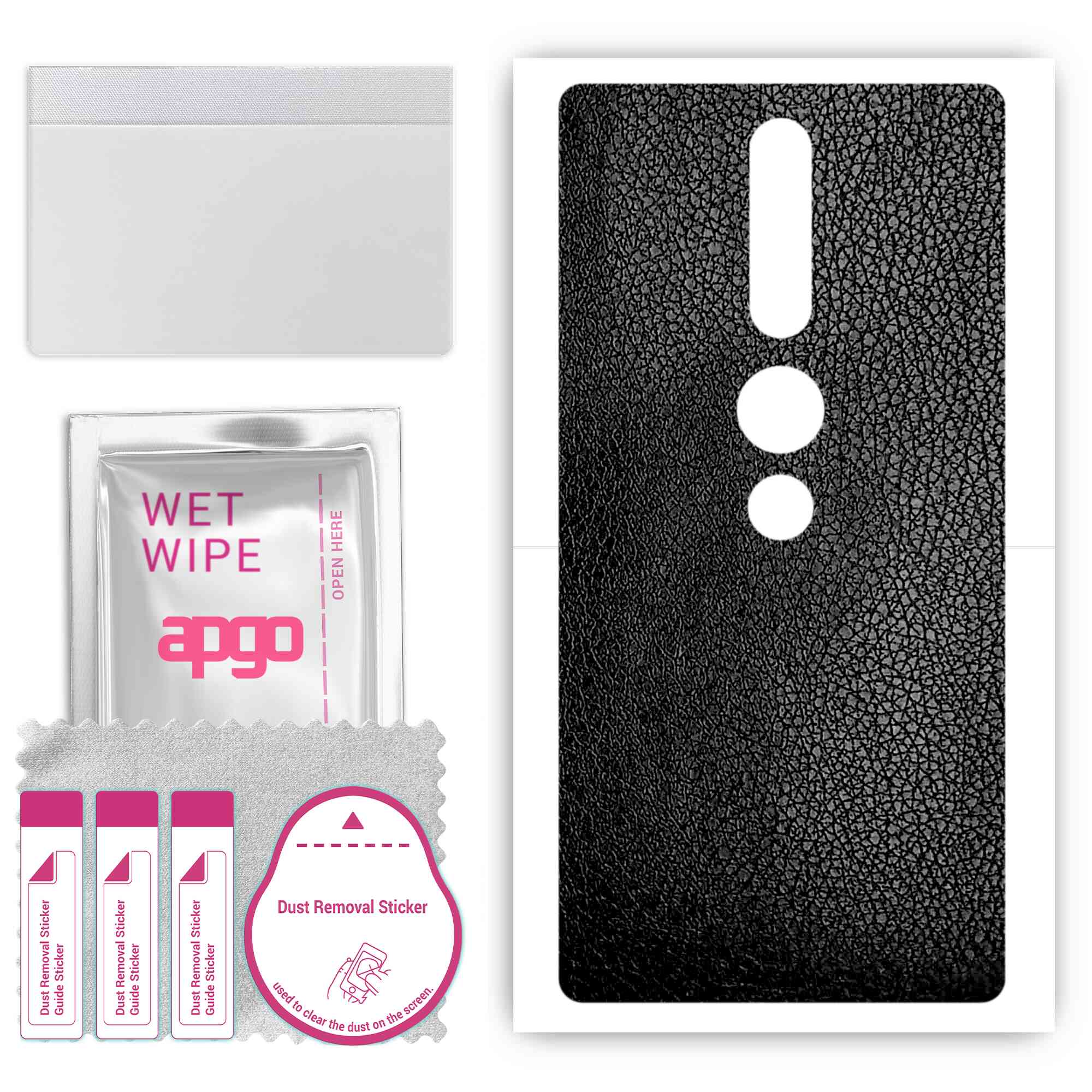 Apgo Protective Skin Sticker для задньої панелі, сумісної з Lenovo Phab2 Pro, Wrap Film, Foil, Vinyl - Pattern Black Leather
Apgo Protective Skin Sticker для задньої панелі, сумісної з Lenovo Phab2 Pro, Wrap Film, Foil, Vinyl - Pattern Black Leather