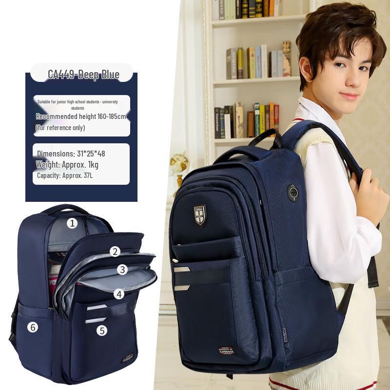 Lishen Large Capacity School Backpack
Lishen Large Capacity School Backpack