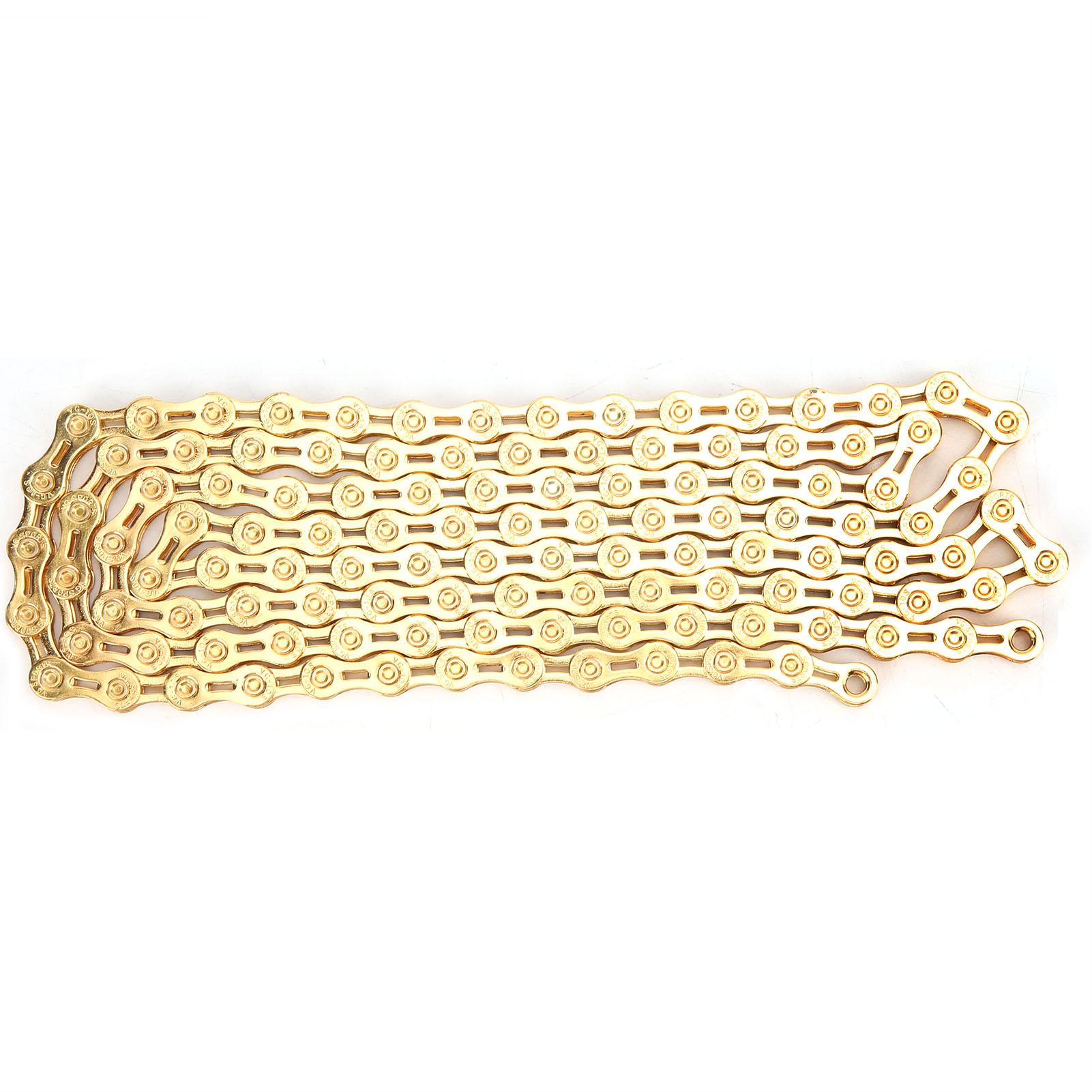 Цепь VG Sports Mountain Bike 10 Speed Chain 116 Links 1/2inx11/128in Bicycle Chain Gold
Цепь VG Sports Mountain Bike 10 Speed Chain 116 Links 1/2inx11/128in Bicycle Chain Gold