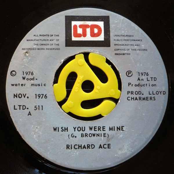 7-дюймовая пластинка RICHARD ACE Wish You Were Mine LTD511 LTD 1976 Другое SoulFunk Б/у
7-дюймовая пластинка RICHARD ACE Wish You Were Mine LTD511 LTD 1976 Другое SoulFunk Б/у