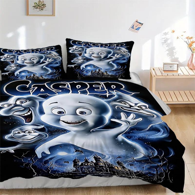 3pcs Casper Ghost Duvet Cover Set, 1 Duvet Cover + 2 Pillowcases (No Insert), High-Definition Print, Home & Dorm Set yy251208042 135x200cm
3pcs Casper Ghost Duvet Cover Set, 1 Duvet Cover + 2 Pillowcases (No Insert), High-Definition Print, Home & Dorm Set yy251208042 135x200cm