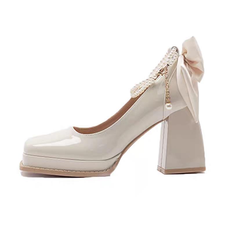Pumps Women Spring Autumn New Fashion Brand Chunky Heel Wedding Dress High Heels Women Comfortable Classic Mary Jane Shoes Women 34 слонова кістка
Pumps Women Spring Autumn New Fashion Brand Chunky Heel Wedding Dress High Heels Women Comfortable Classic Mary Jane Shoes Women 34 слонова кістка