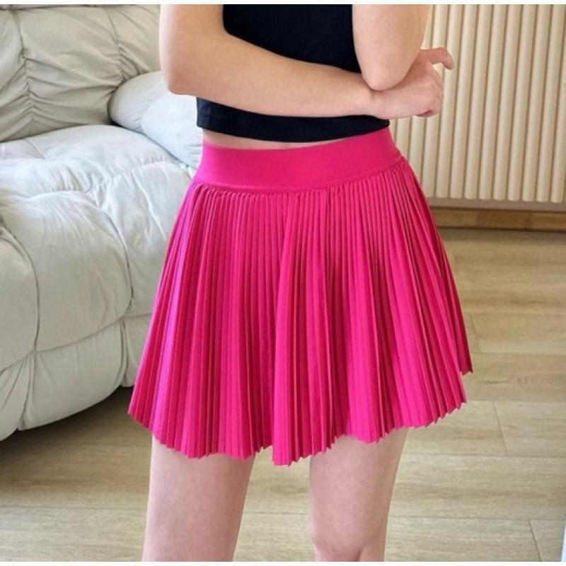 Breathable Sports Short Skirt Covers Buttocks To Show Slimming Outdoor Fitness Tennis Dress Anti-exposure Yoga Pleated Women L
Breathable Sports Short Skirt Covers Buttocks To Show Slimming Outdoor Fitness Tennis Dress Anti-exposure Yoga Pleated Women L