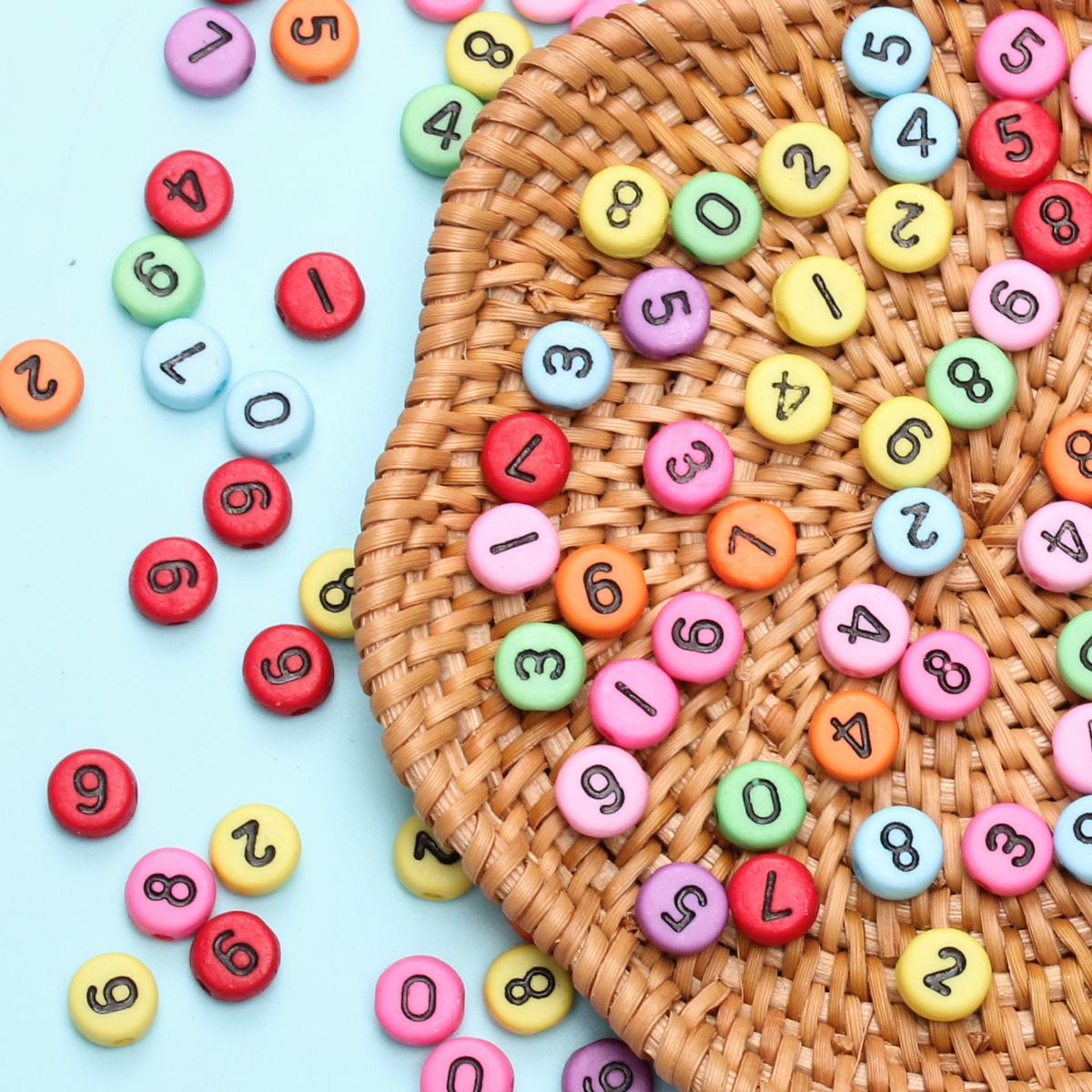 200Pcs For Necklace Bracelet Loose Beads Mixed Number Jewelry Accessories 7mm Acrylic DIY Spacer Beads
200Pcs For Necklace Bracelet Loose Beads Mixed Number Jewelry Accessories 7mm Acrylic DIY Spacer Beads