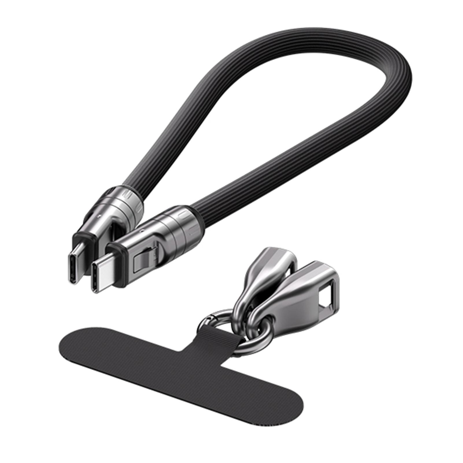 Phone Lanyard Charging Cable Type C to Type C 240W Smart Chip PD Charging Data Sync Type 2
Phone Lanyard Charging Cable Type C to Type C 240W Smart Chip PD Charging Data Sync Type 2