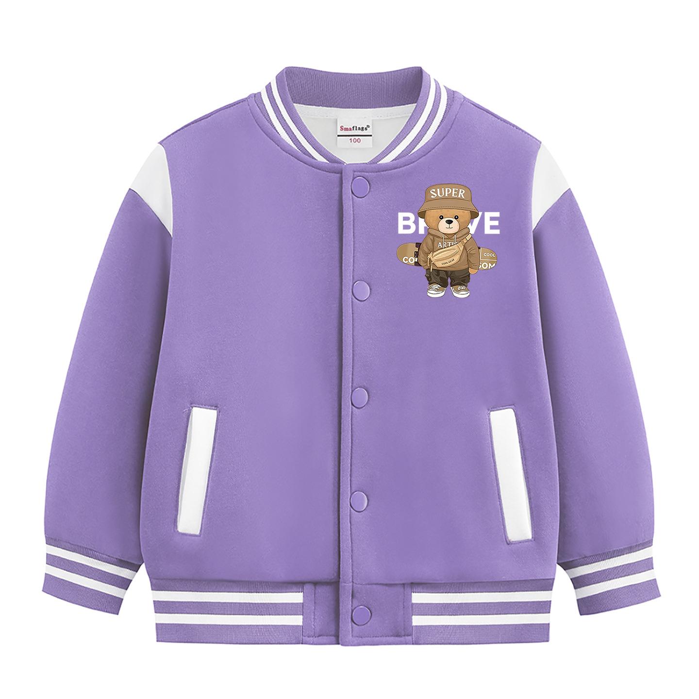 Boys Fleece-Lined Baseball Jacket - Casual Spring/Winter Outerwear, Trendy and Thickened. 110cm (Height: 100-110cm)
Boys Fleece-Lined Baseball Jacket - Casual Spring/Winter Outerwear, Trendy and Thickened. 110cm (Height: 100-110cm)
