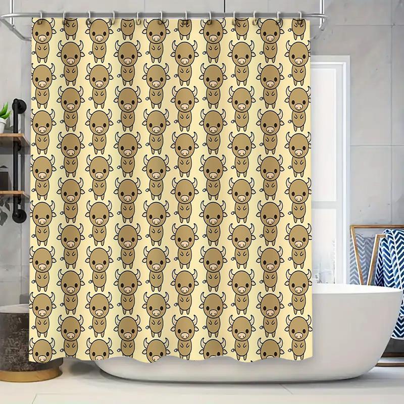 Cute Cow Shower Curtain Farmhouse Bathroom Decor Set Waterproof Fabric Backdrop Liner Vintage Country Home Decor W60H190(CM)-1 Pcs
Cute Cow Shower Curtain Farmhouse Bathroom Decor Set Waterproof Fabric Backdrop Liner Vintage Country Home Decor W60H190(CM)-1 Pcs