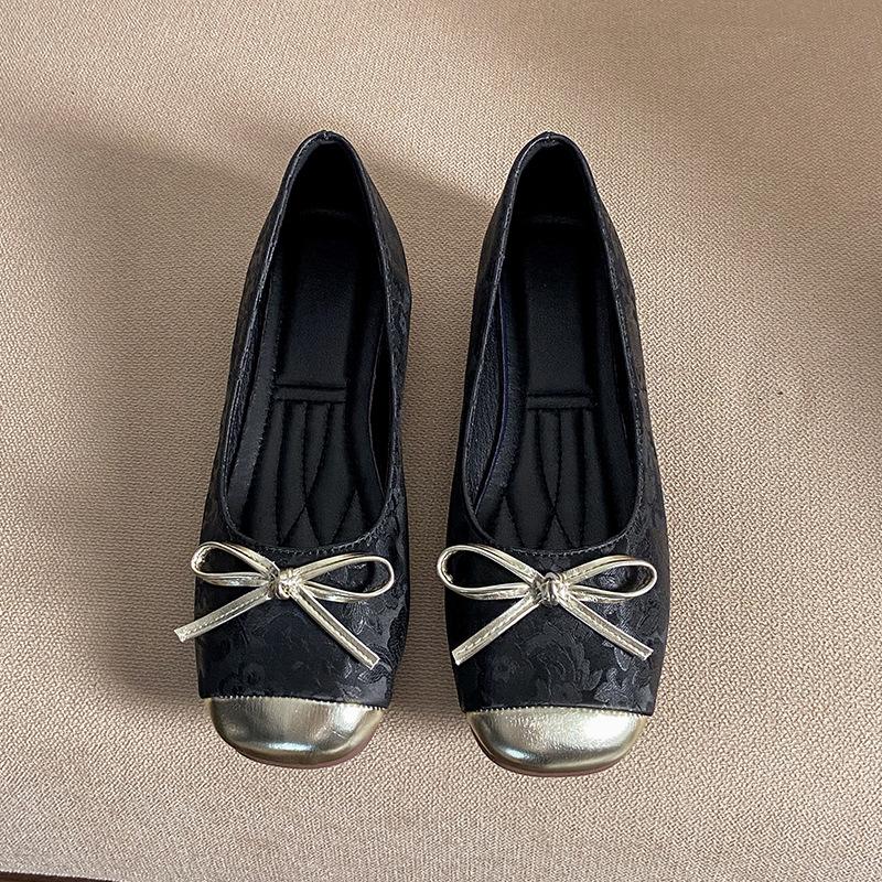 Новая цветовая гамма, ретро бант, круглый носок, туфли-лодочки, женские туфли на мягкой подошве, туфли-яичницы, плоские туфли-бини 40 чёрный
Новая цветовая гамма, ретро бант, круглый носок, туфли-лодочки, женские туфли на мягкой подошве, туфли-яичницы, плоские туфли-бини 40 чёрный