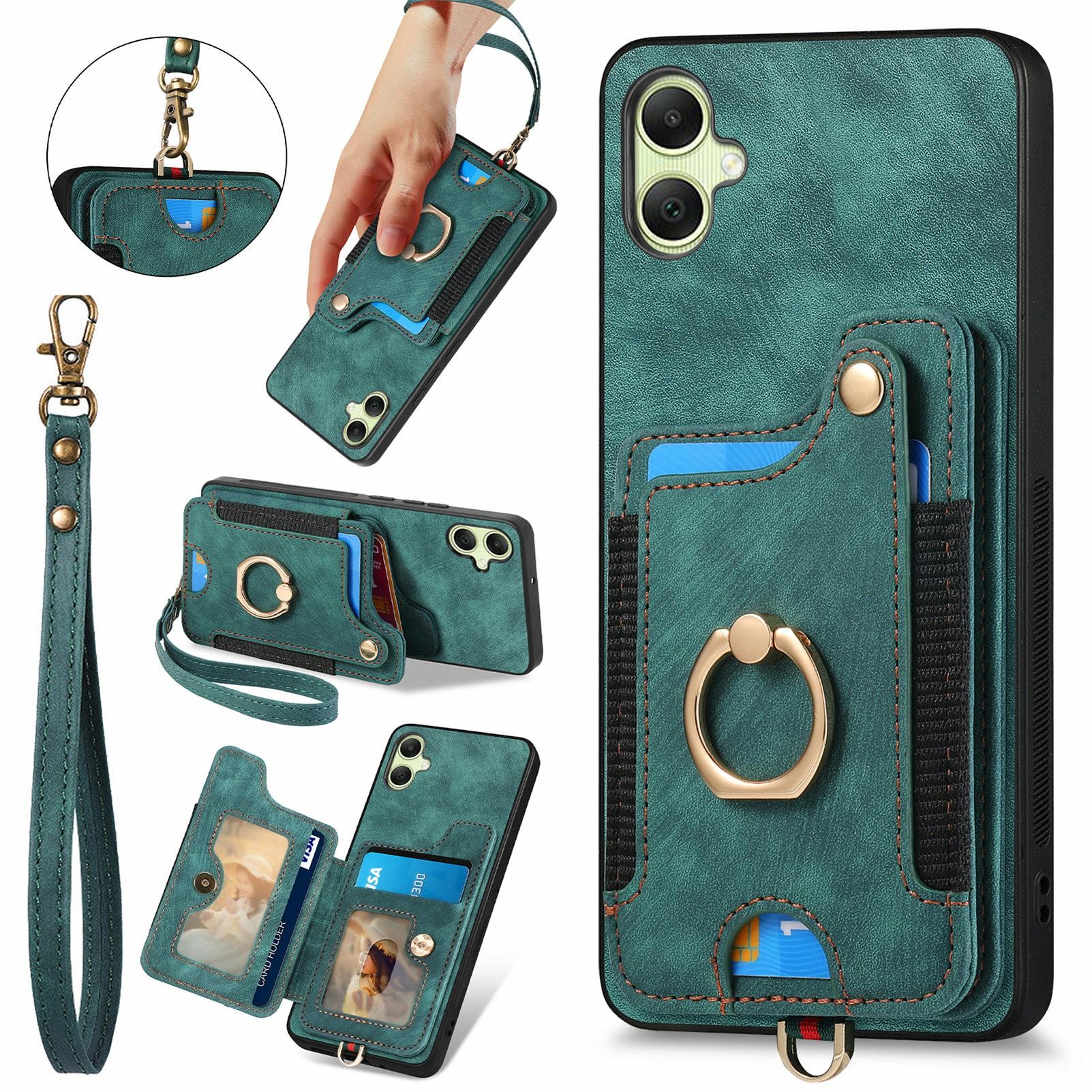 For Samsung Galaxy A06 4G Case RFID Blocking Handbag Leather+TPU Phone Cover Card Slots, Ring Holder D
For Samsung Galaxy A06 4G Case RFID Blocking Handbag Leather+TPU Phone Cover Card Slots, Ring Holder D