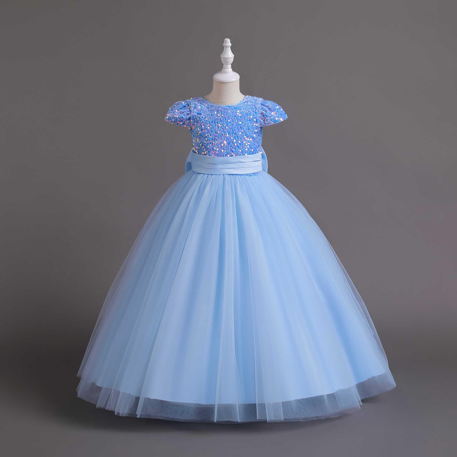 Girls 2025 Sequin Princess Evening Dress 160 cm небо синє кольору
Girls 2025 Sequin Princess Evening Dress 160 cm небо синє кольору