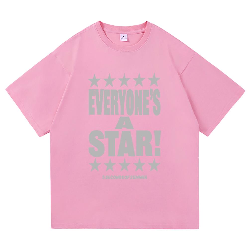 5 Seconds of Summer Футболка Everyones A Star Мода 2025 Альбом ЧоловікиЖінки Одяг Харадзюку Високоякісні Топи Бавовняні Футболки S
5 Seconds of Summer Футболка Everyones A Star Мода 2025 Альбом ЧоловікиЖінки Одяг Харадзюку Високоякісні Топи Бавовняні Футболки S
