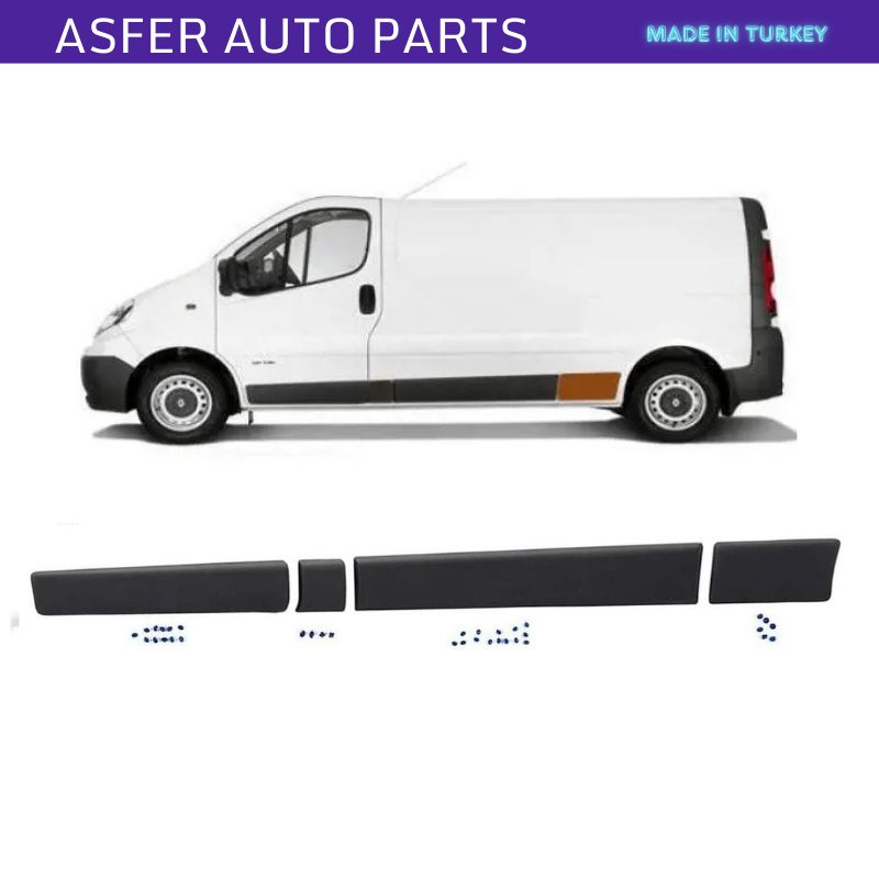 Side Door Trim Set of 4 Left Side For Renault Trafic Mk2 Opel Vivaro 2001-2014 Oem 8200036093 8200036088 чорний
Side Door Trim Set of 4 Left Side For Renault Trafic Mk2 Opel Vivaro 2001-2014 Oem 8200036093 8200036088 чорний