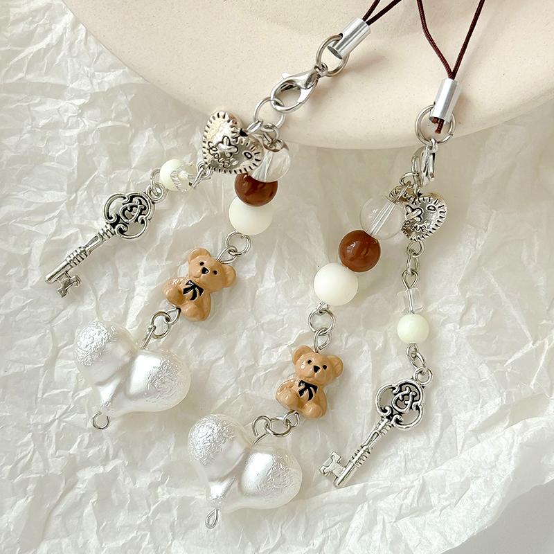 1Pc Package Chain Lovely Little Bear Keychain Versatile Phone Chain Love Pendant Manual Camera Lanyard Bead String
1Pc Package Chain Lovely Little Bear Keychain Versatile Phone Chain Love Pendant Manual Camera Lanyard Bead String