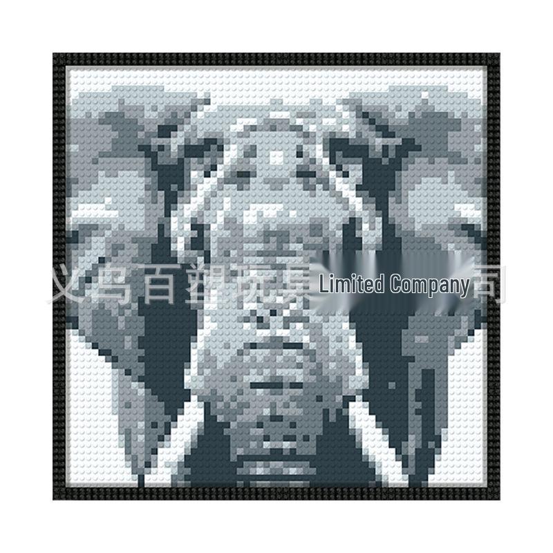 Black & White Elephant Rhyme Pixel Art DIY Block Painting, 64x64 Dots, Home Decor. 64x64 (≥1 set)
Black & White Elephant Rhyme Pixel Art DIY Block Painting, 64x64 Dots, Home Decor. 64x64 (≥1 set)