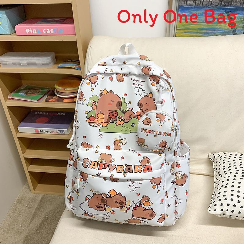 Cute Cartoon School Backpack For Girls And Boys With Nylon Material For School Use
Cute Cartoon School Backpack For Girls And Boys With Nylon Material For School Use